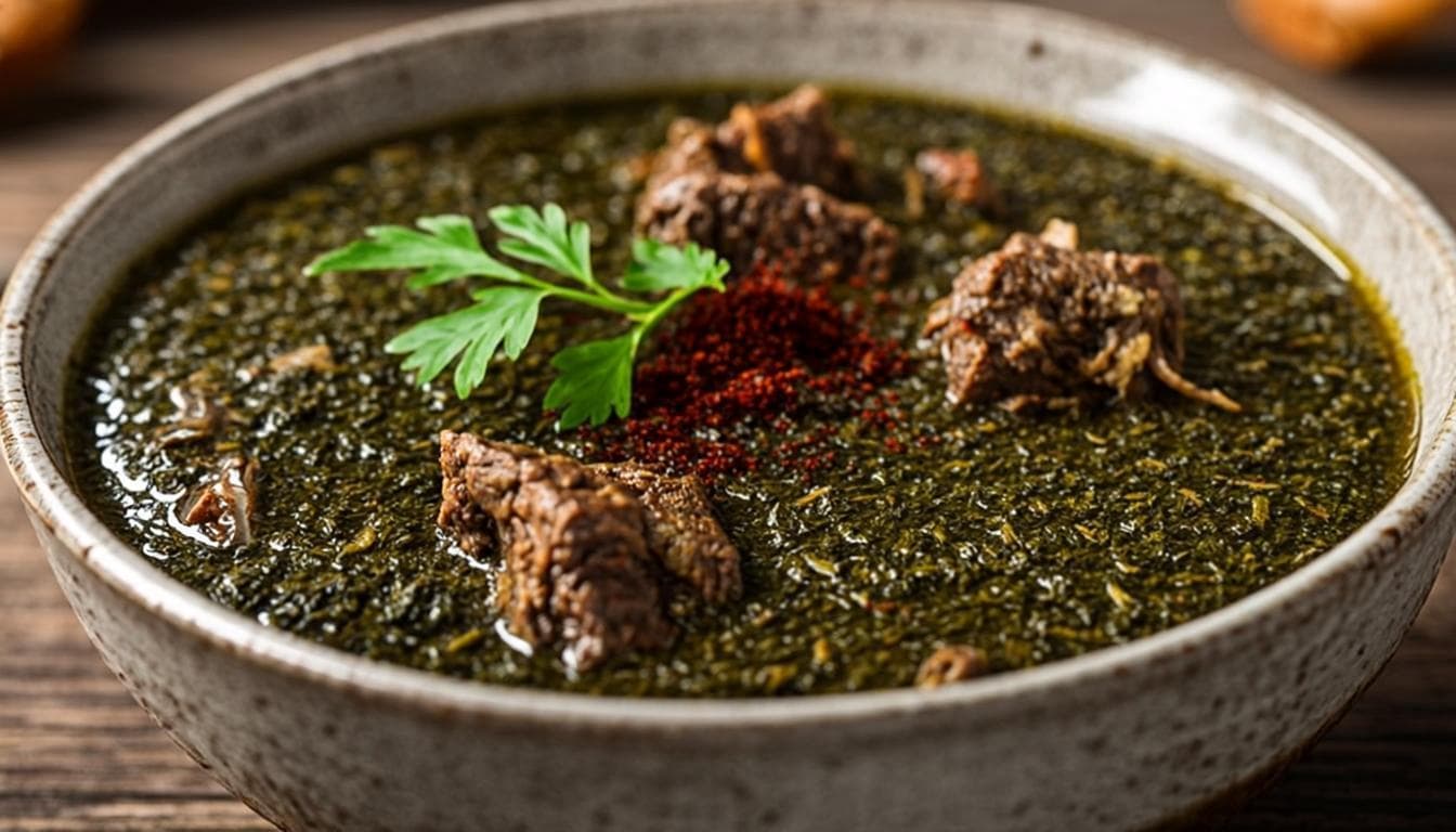 قورمهسبزی گیاهی
